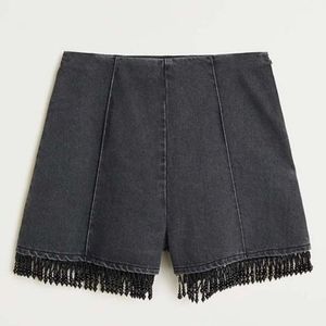 *LAST CHANCE* Mango Jean Shorts with beading detail